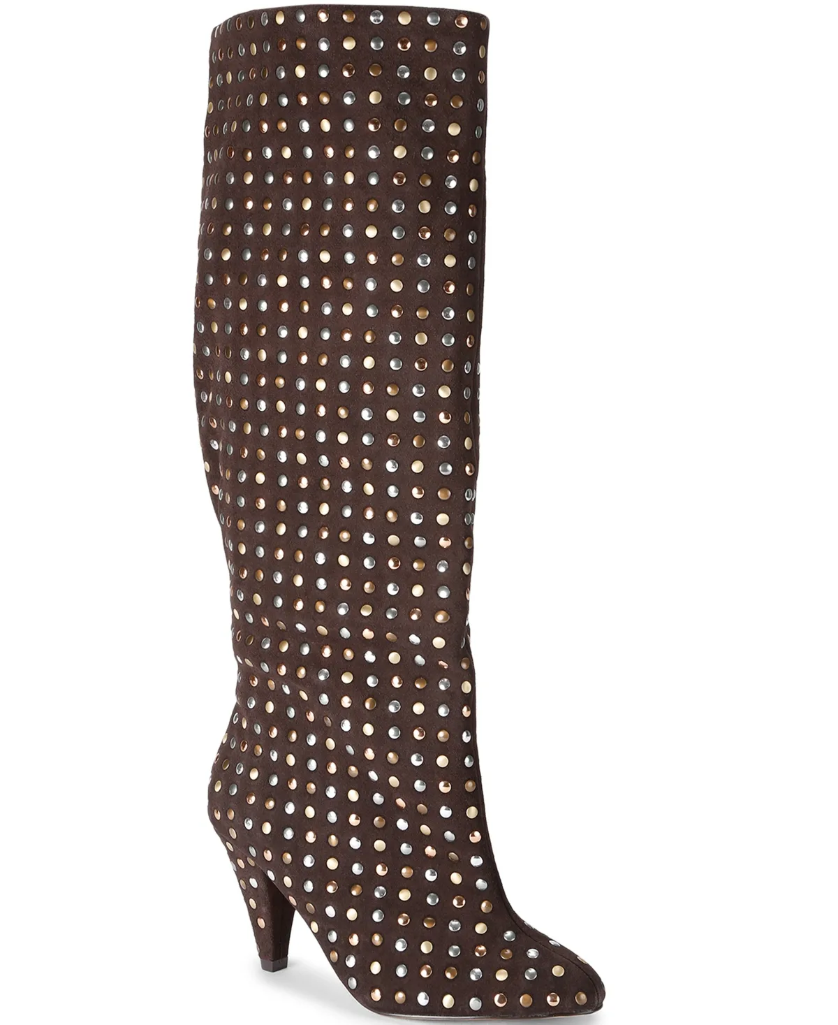 London Lambeth Slouchy Pointed-Toe Suede Boots by Kurt Geiger
