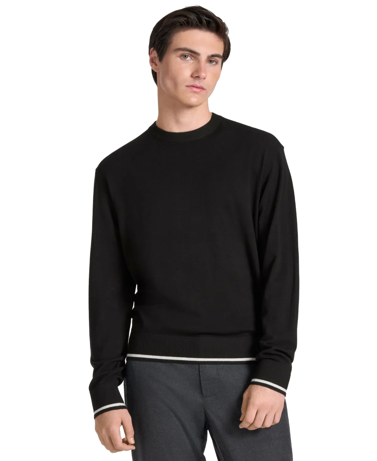 Ted by Ted Baker Hendon Long-Sleeve Regular-Fit Crewneck Sweater by Ted Baker