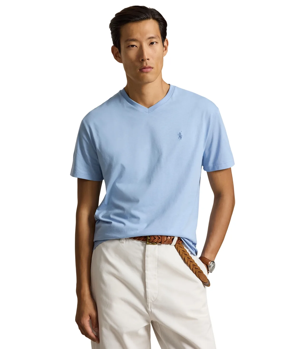 Classic-Fit V Neck T-Shirt by Polo Ralph Lauren