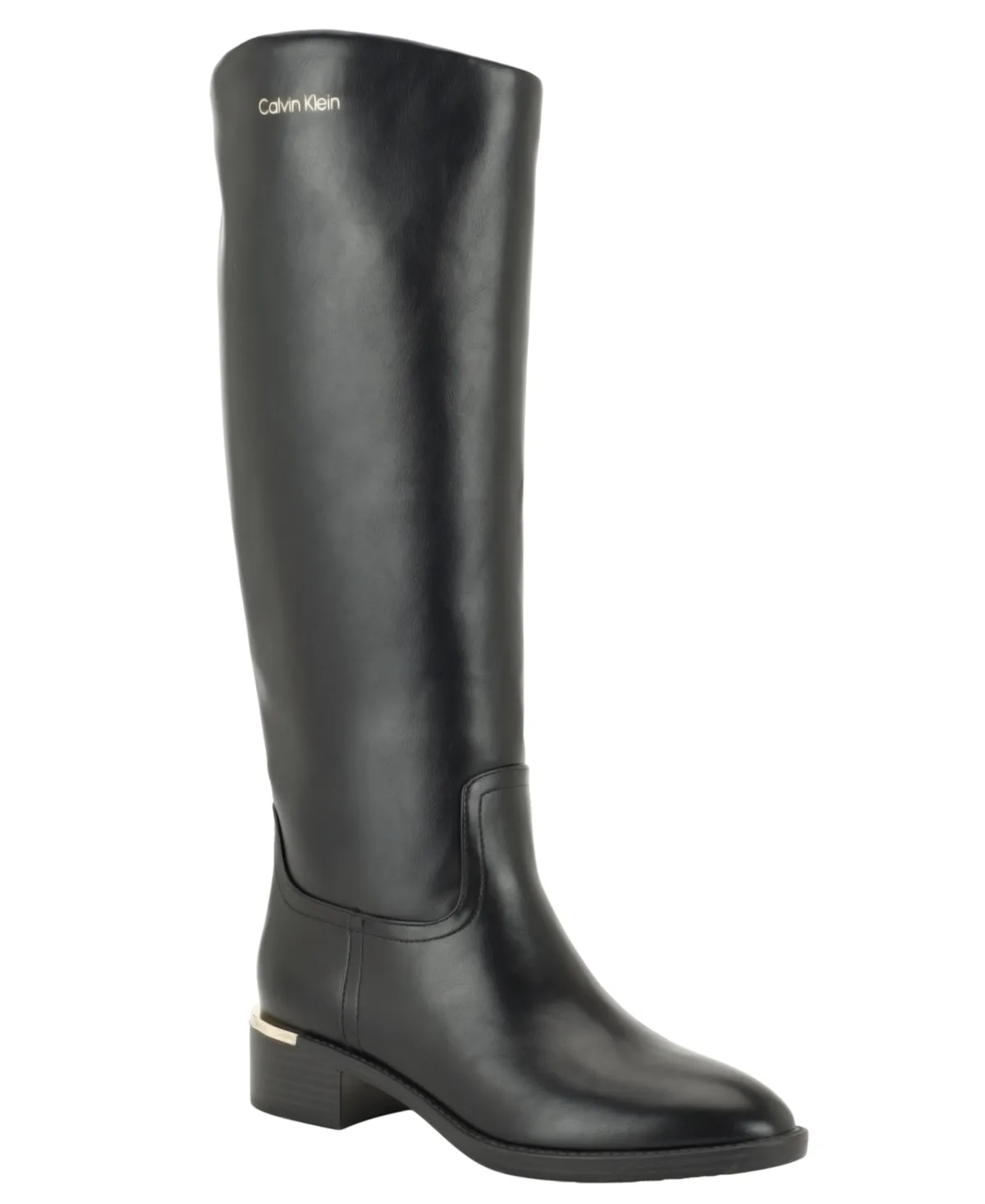 Dazen Low Block Heel Tall Boots by Calvin Klein