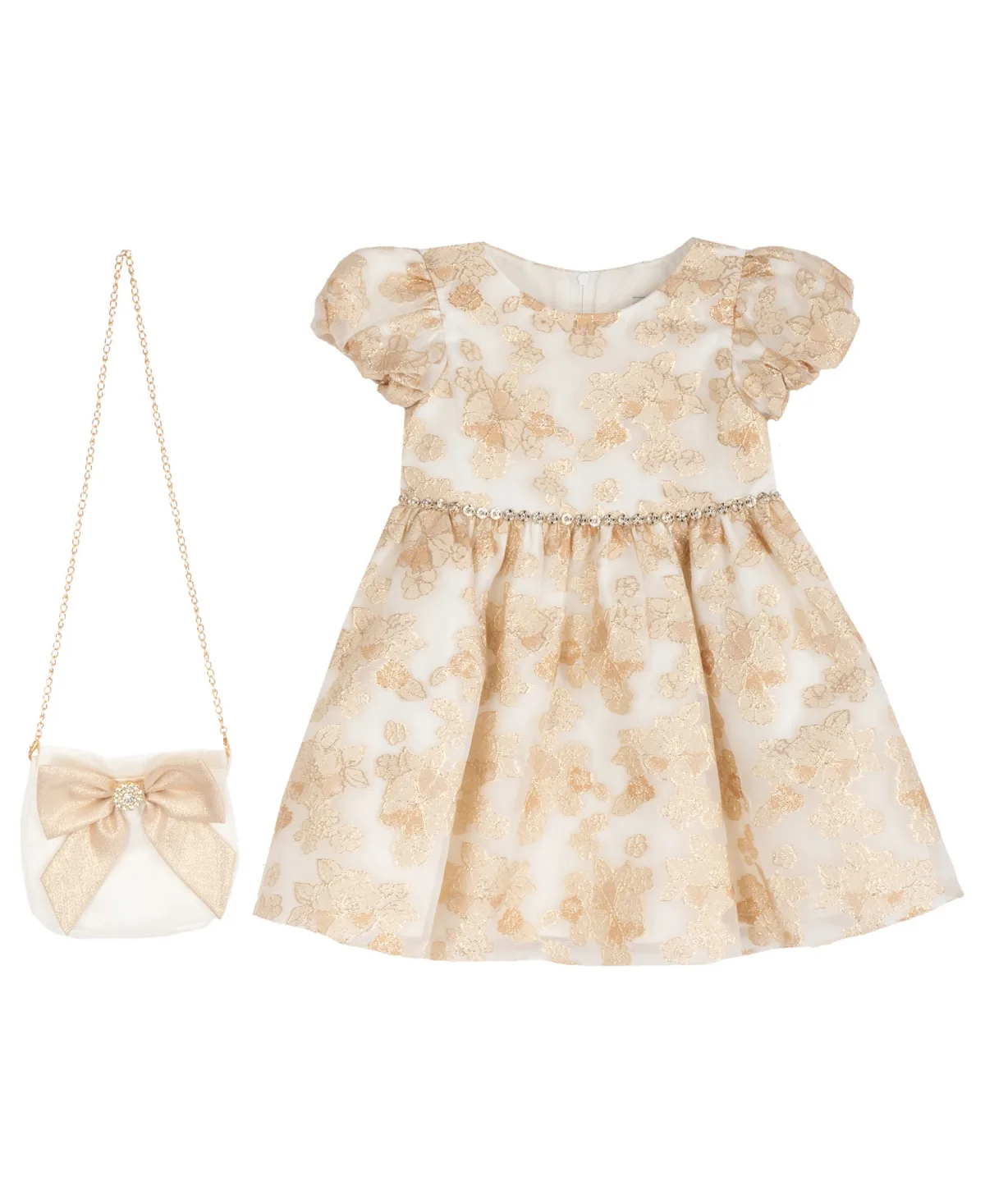 Organza Bubble Dress with Matching Handbag by Rare Editions