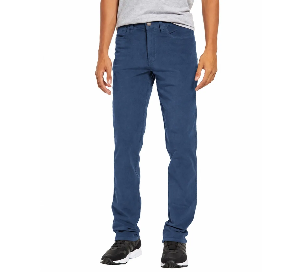 Straight-Leg Stretch Corduroy Pants - Denim by Vintage 1946