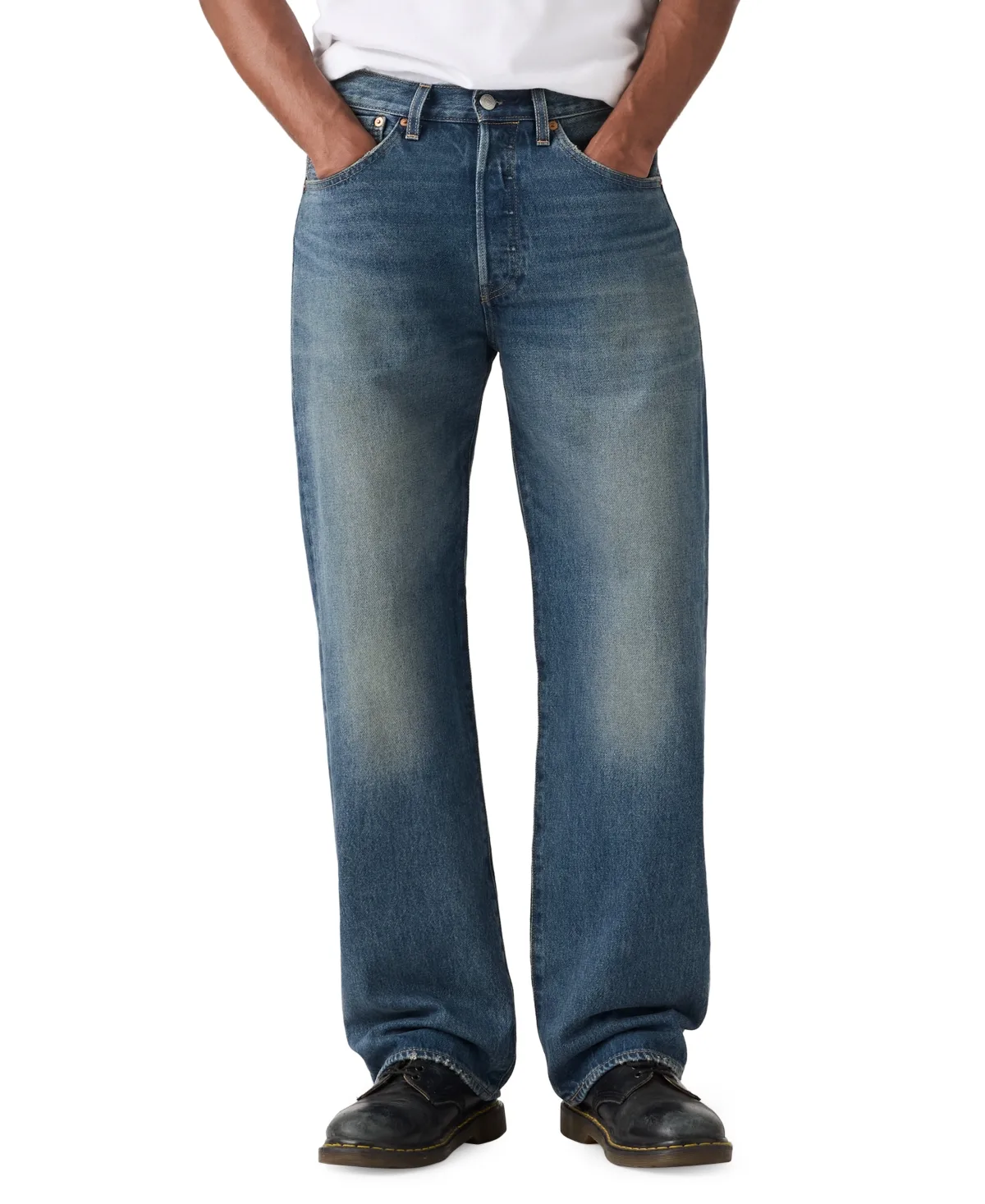 501 Loose-Fit Straight-Leg Denim Jeans by Levi's