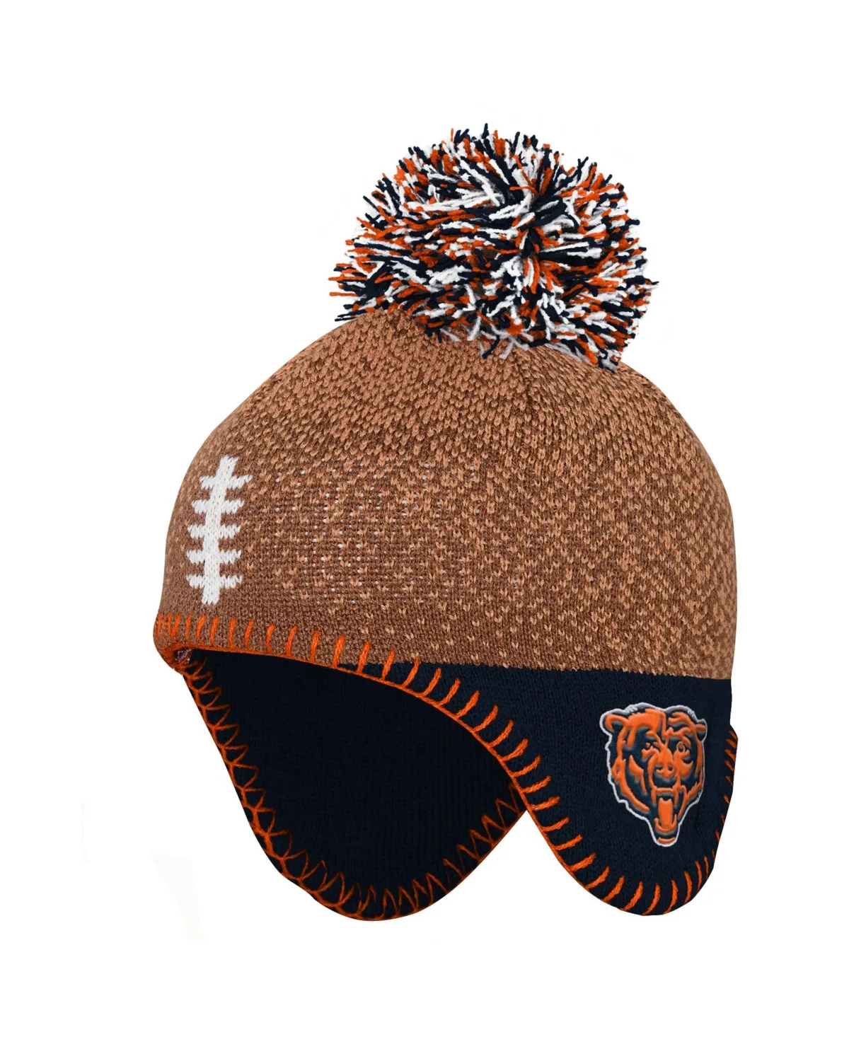 Chicago Bears Football-Knit Beanie by Outerstuff