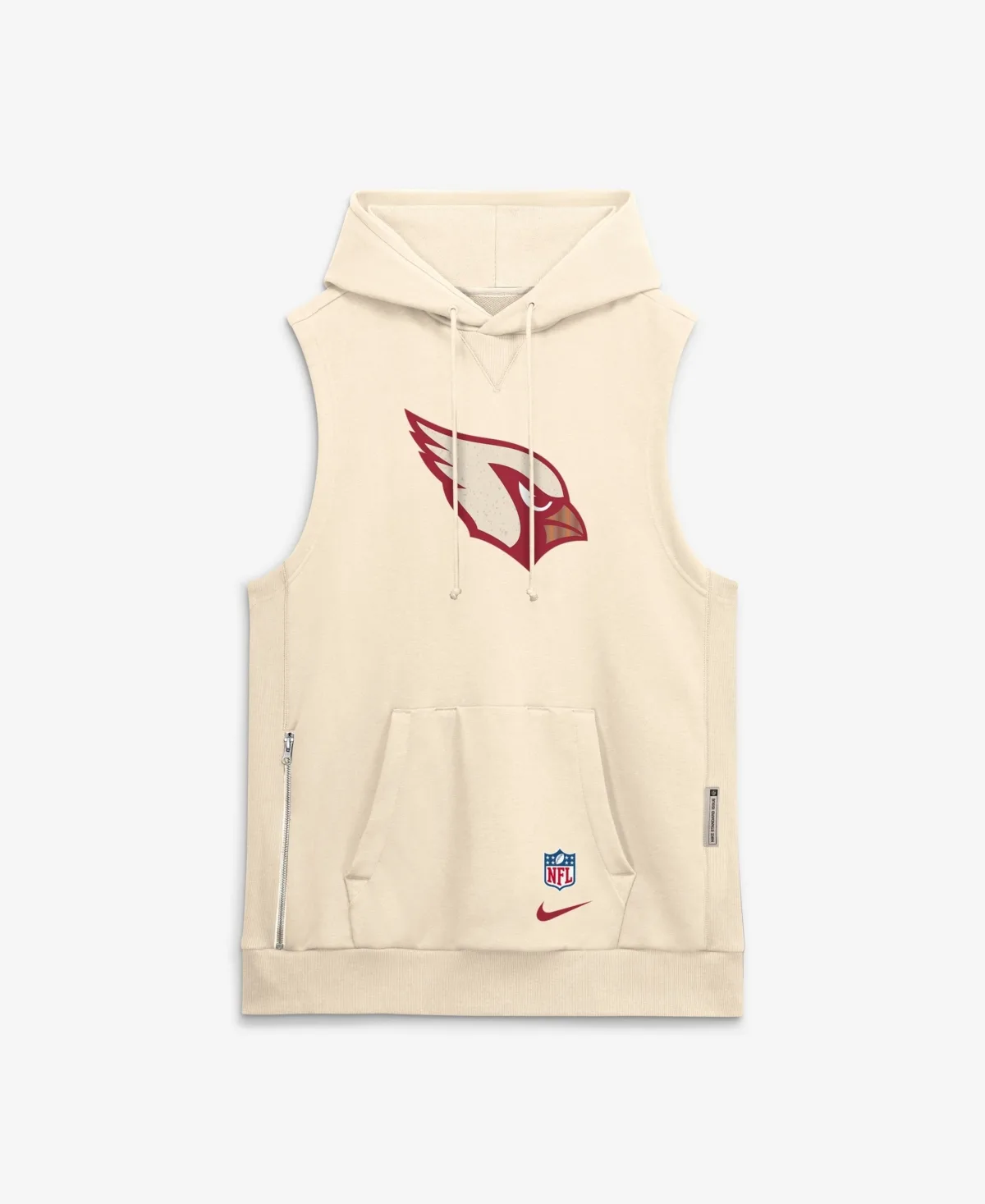 Arizona Cardinals Rivalries Collection Sideline Sleeveless Fleece Hoodie