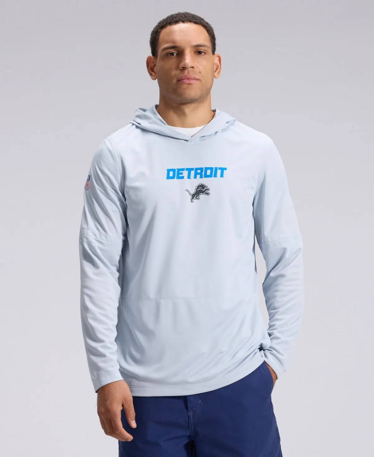 Detroit Lions 2026 Rivalries Collection Sideline Lightweight Hooded Long Sleeve Sweatshirt by Nike