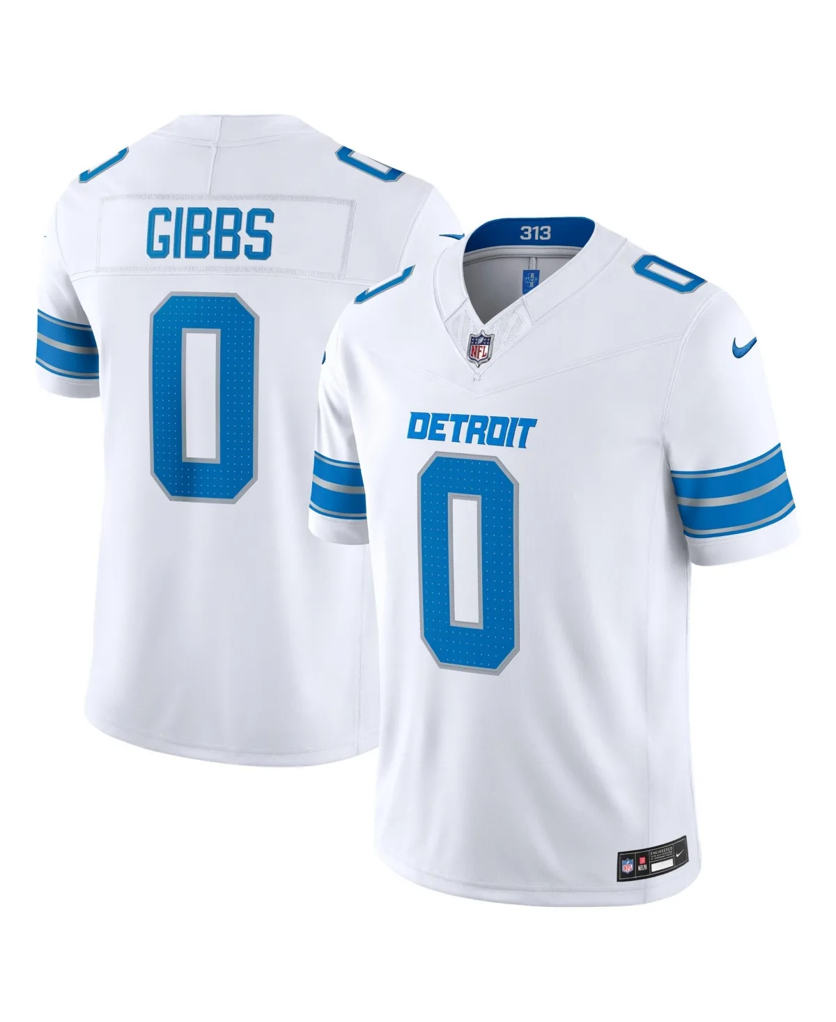 Jahmyr Gibbs Detroit Lions Vapor F.u.s.e. Stitched Limited Jersey by Nike