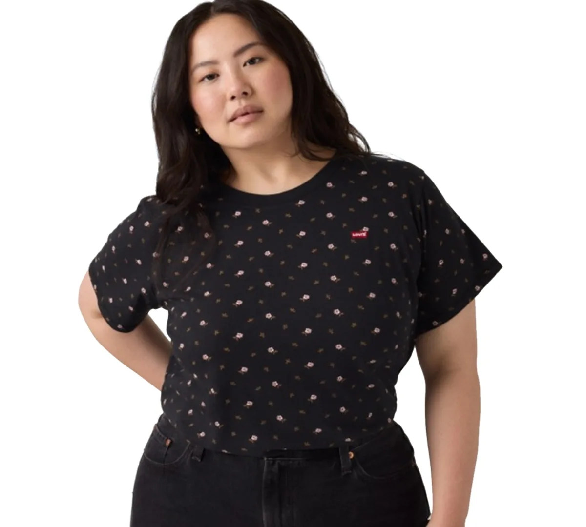 Perfect Floral-Print Short-Sleeve T-Shirt by Levi's