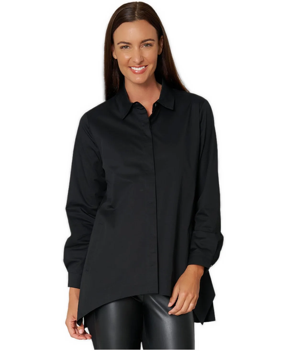 Works Every Time Shirt in Cotton Poplin by Stella Carakasi