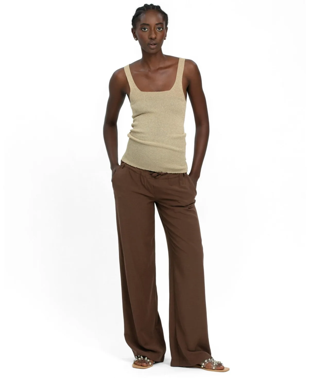 Joseph Linen Wide Leg Pants by Pietro Brunelli Maternity
