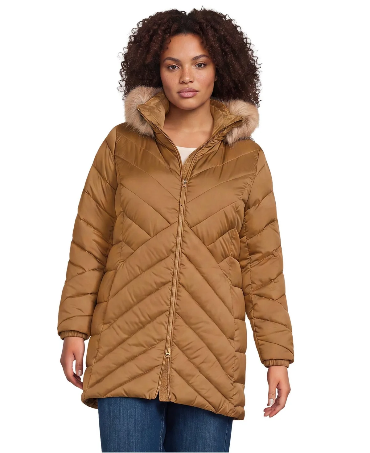 Insulated Cozy Fleece Lined Winter Coat by Lands' End