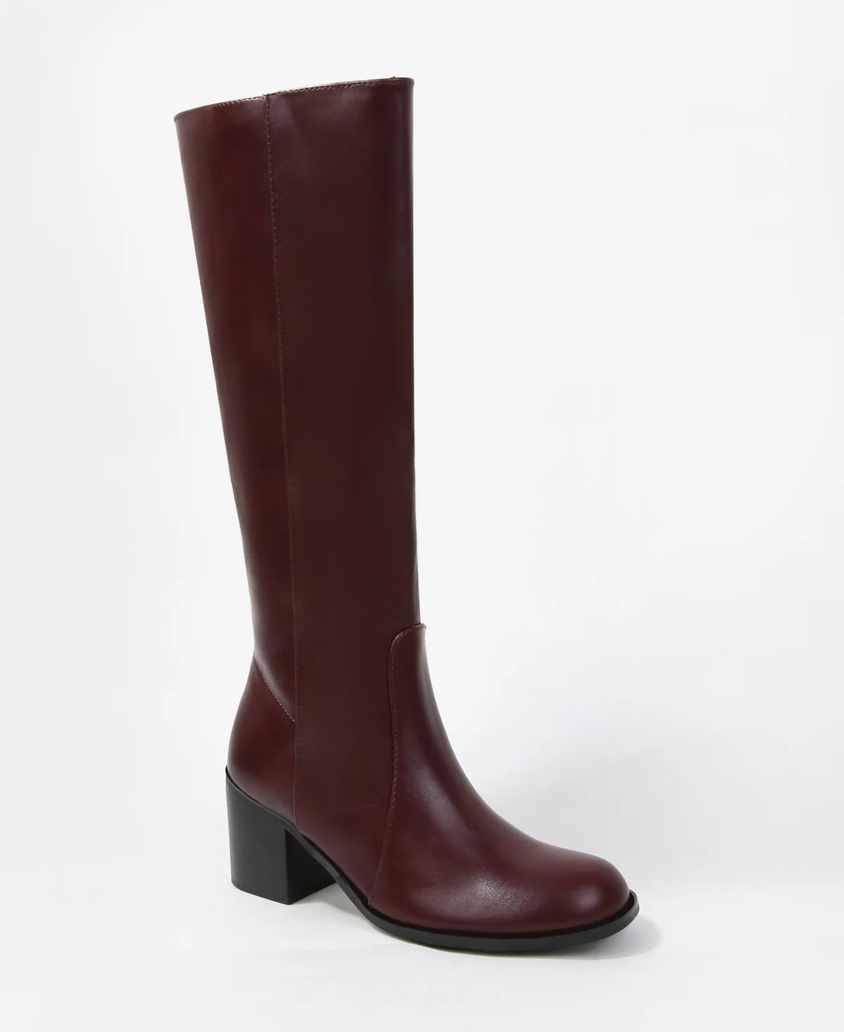 Babette Knee High Block Heel Riding Boots by Berness