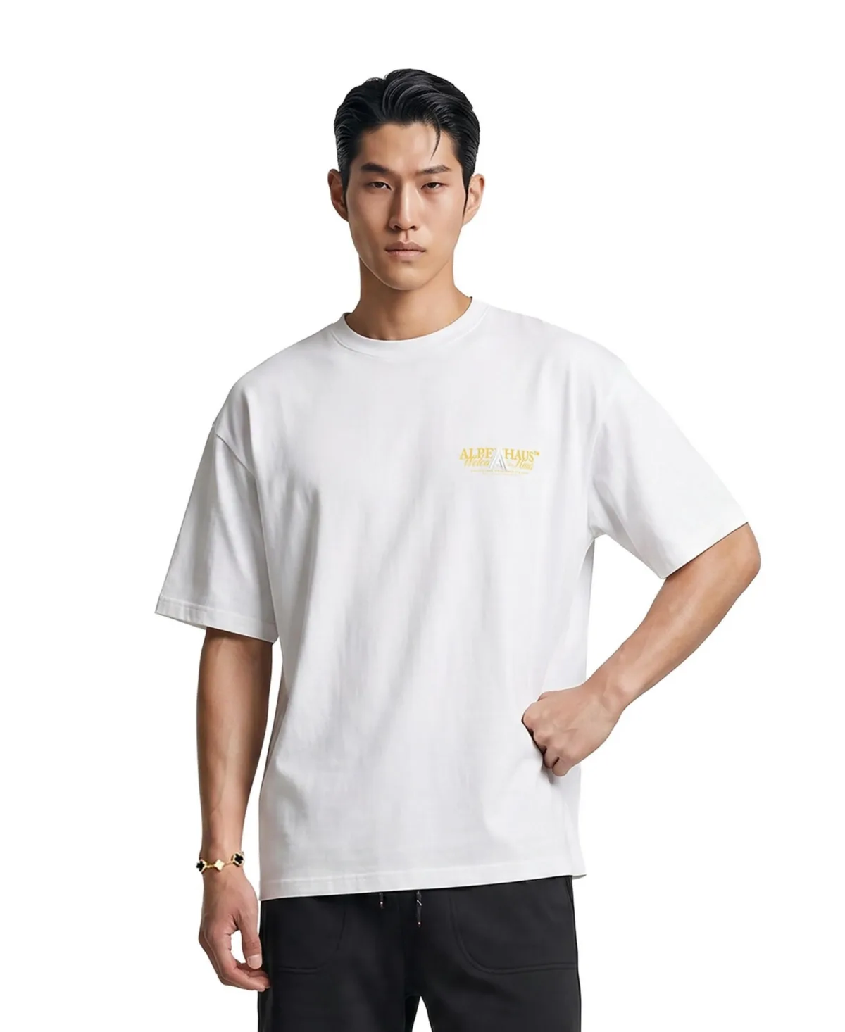 Massieu Graphic Crewneck T-Shirt by Alpenhaus