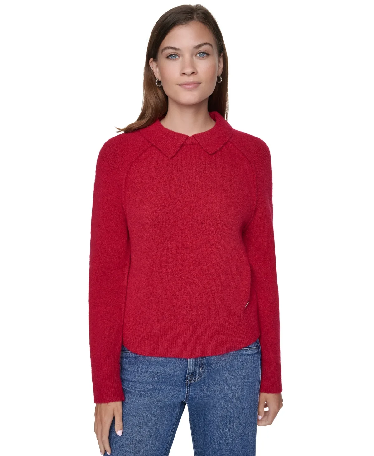 Pullover Polo Sweater by DKNY