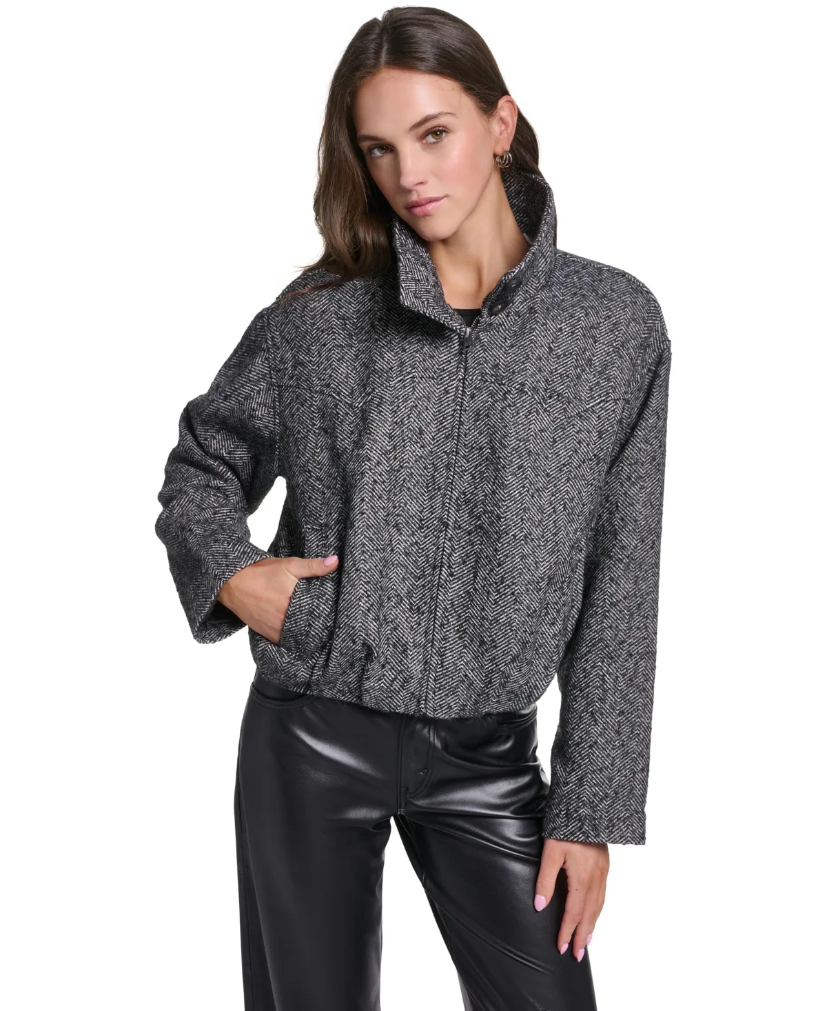 Bubble-Hem Bomber Jacket by Levi's