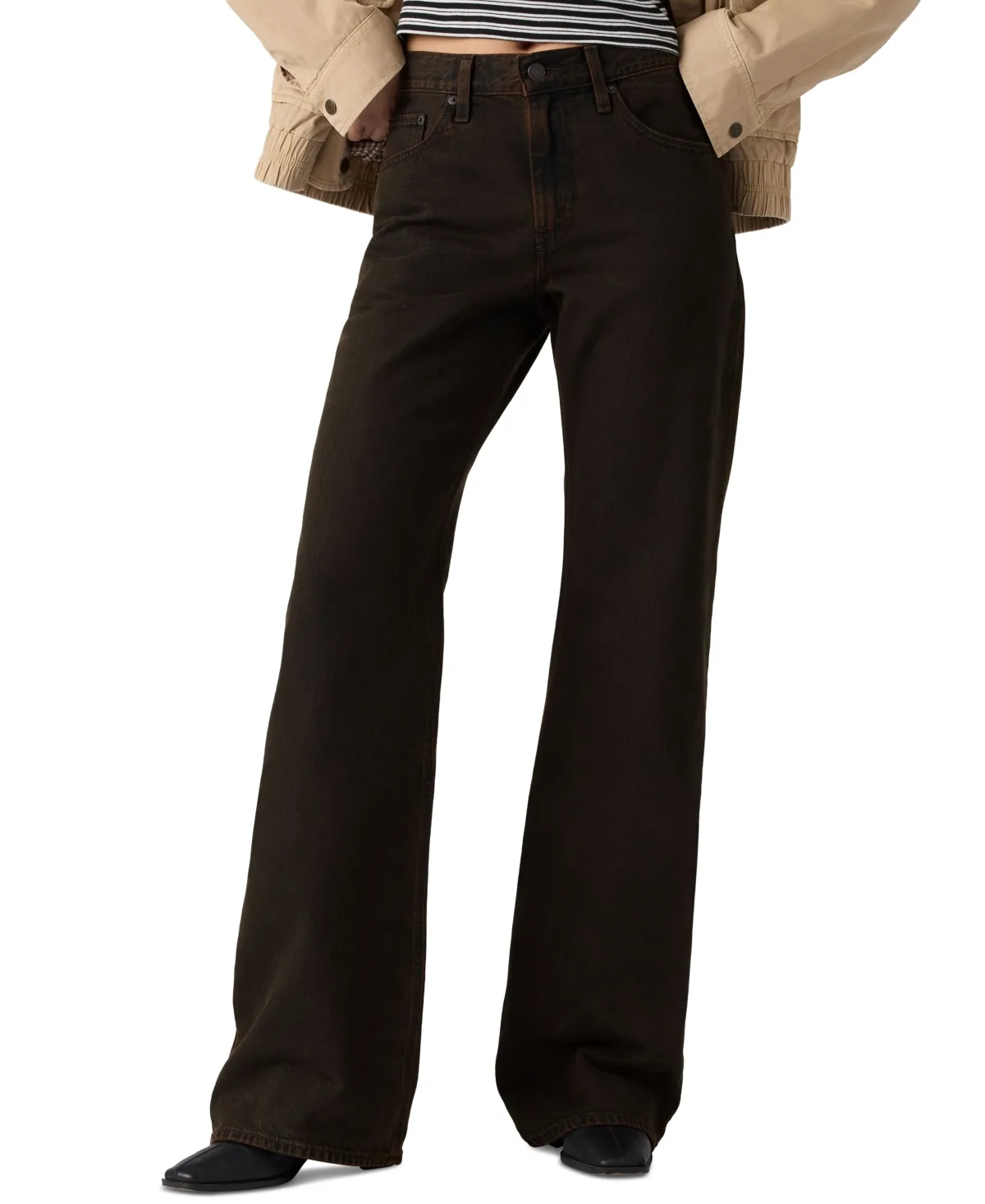 Premium Mid-Rise Loose Bootcut Jeans by Levi's