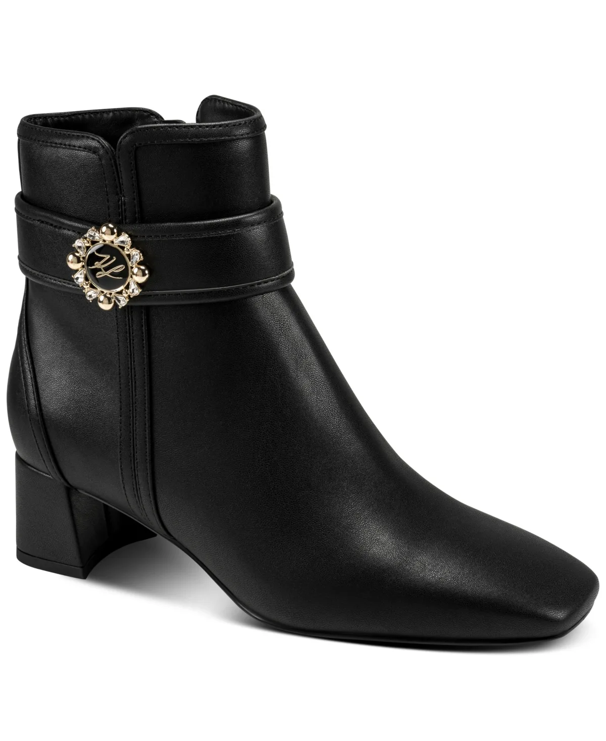 Serafina Square Toe Booties