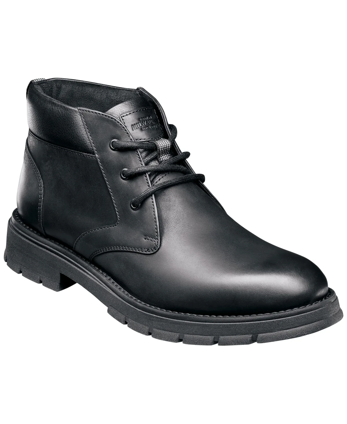 Briggs Plain Toe Chukka Leather Boots by Nunn Bush