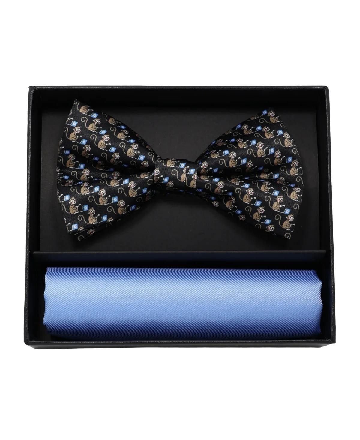 Floral Pre-Tied Bow Tie and Pocket Square, 2-Piece Set by Nicole Miller