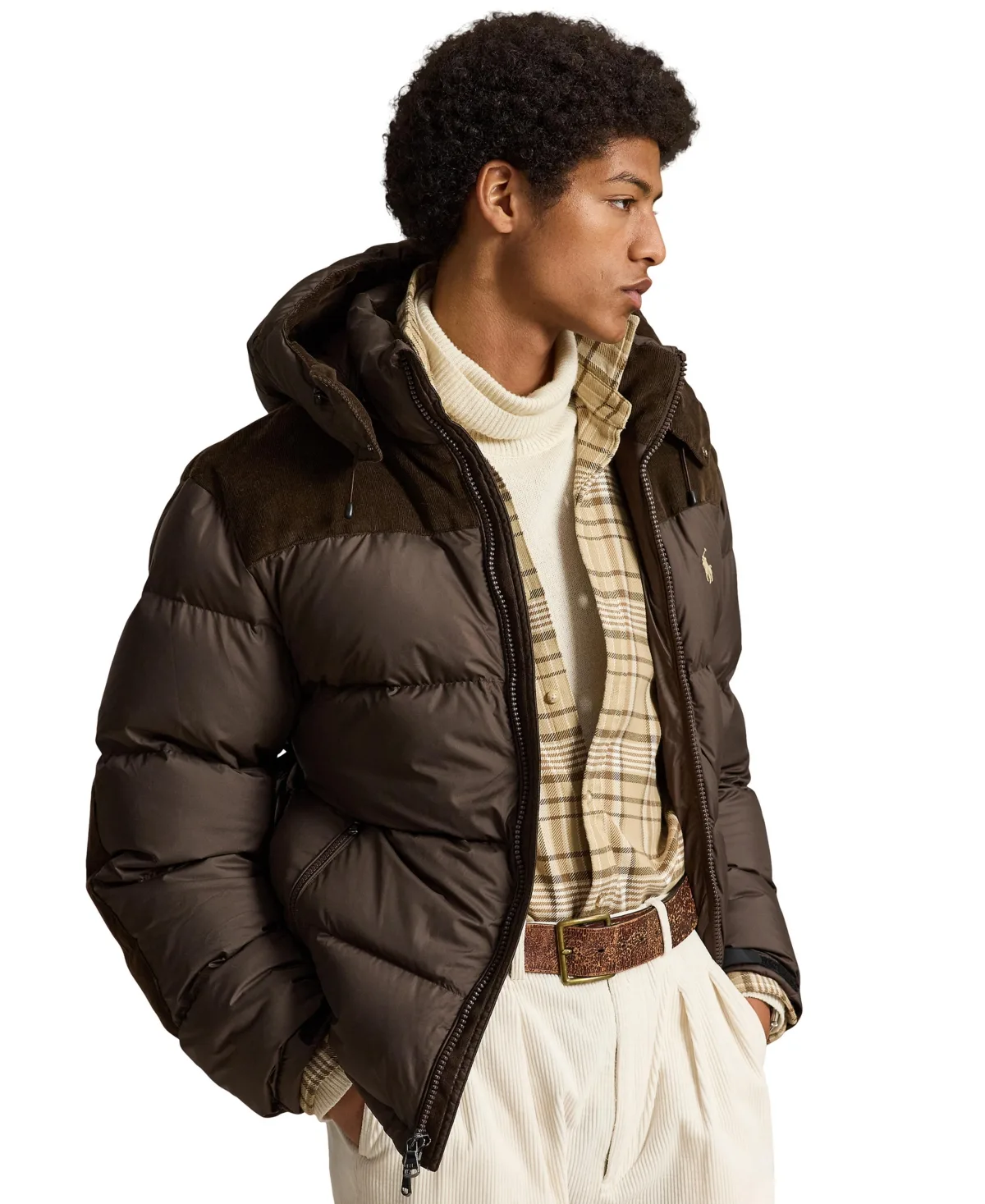 Gorham Hooded Hybrid Down Jacket by Polo Ralph Lauren