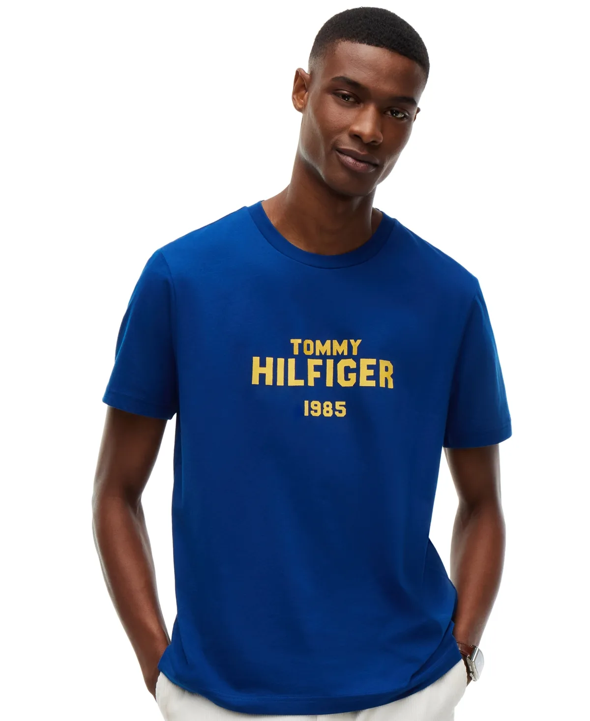 Brand Love Stack Short-Sleeve Logo T-Shirt by Tommy Hilfiger
