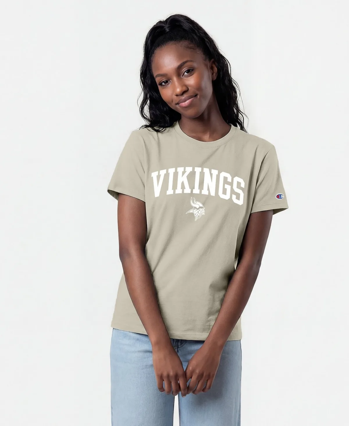 Minnesota Vikings Cocoa Butter Short-Sleeve Screen-Print Crewneck T-Shirt
