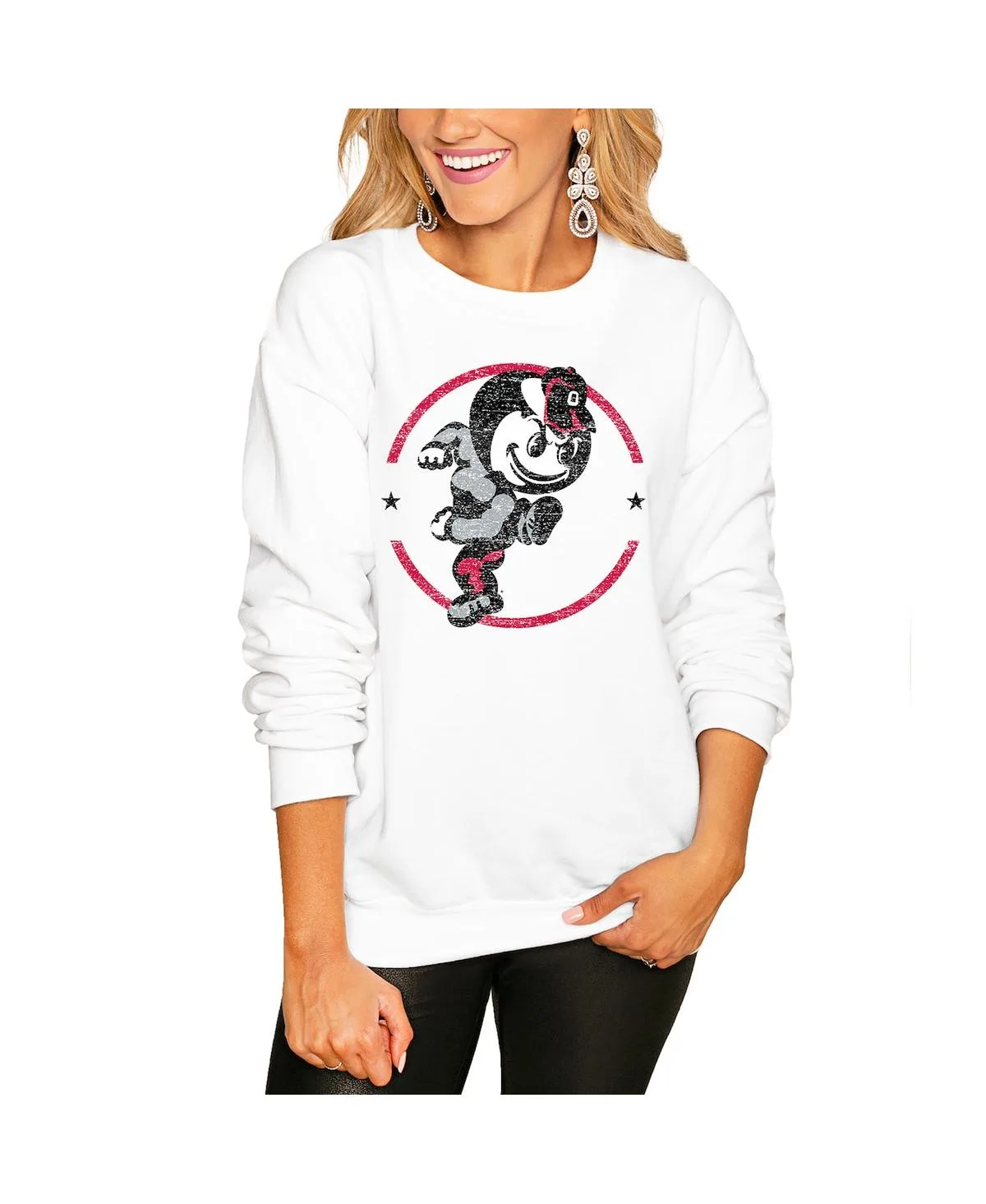 Ohio State Buckeyes End Zone Pullover Sweatshirt by Gameday Couture
