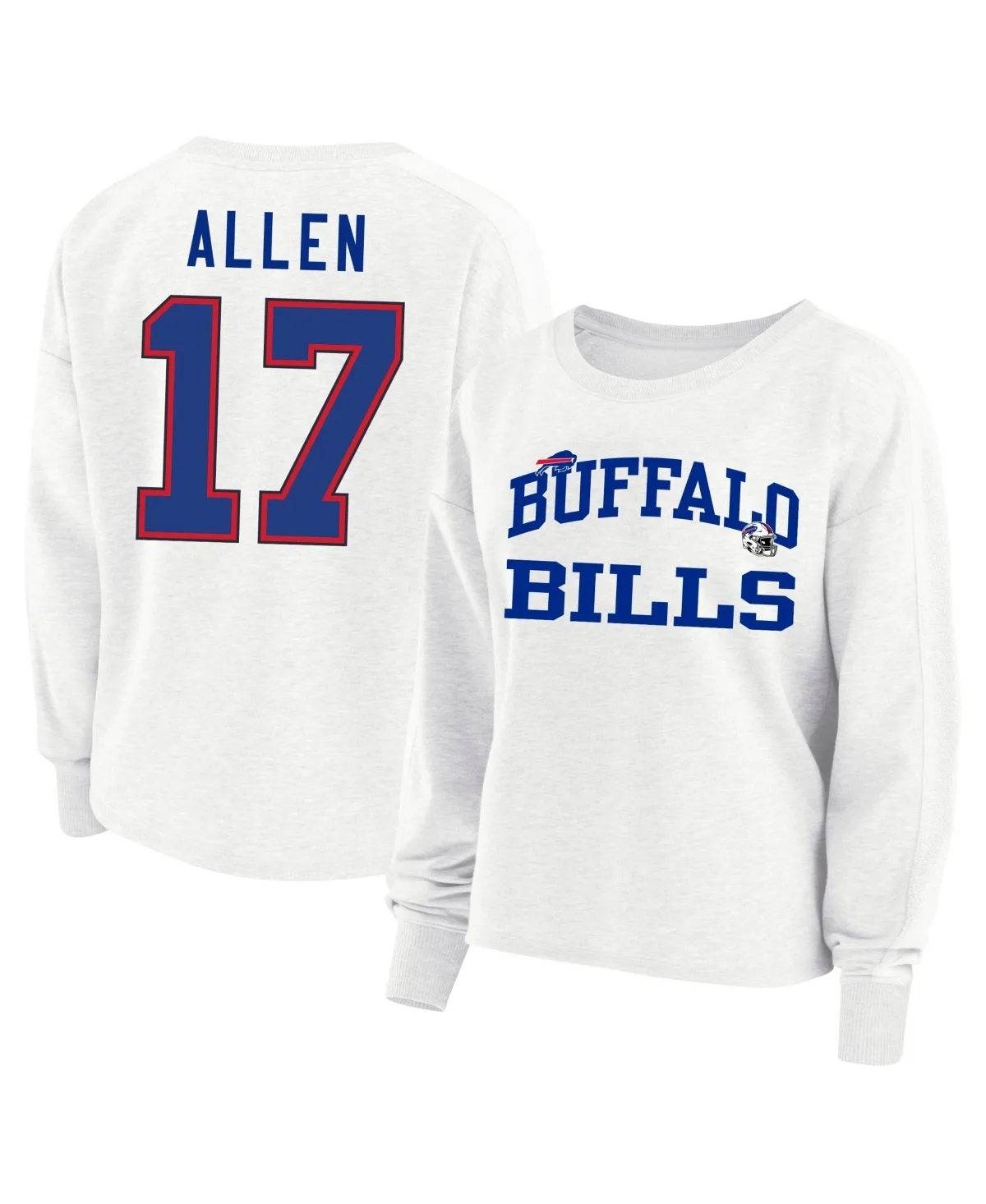 Buffalo Bills Josh Allen Oversized Crewneck Sweatshirt by Fanatics