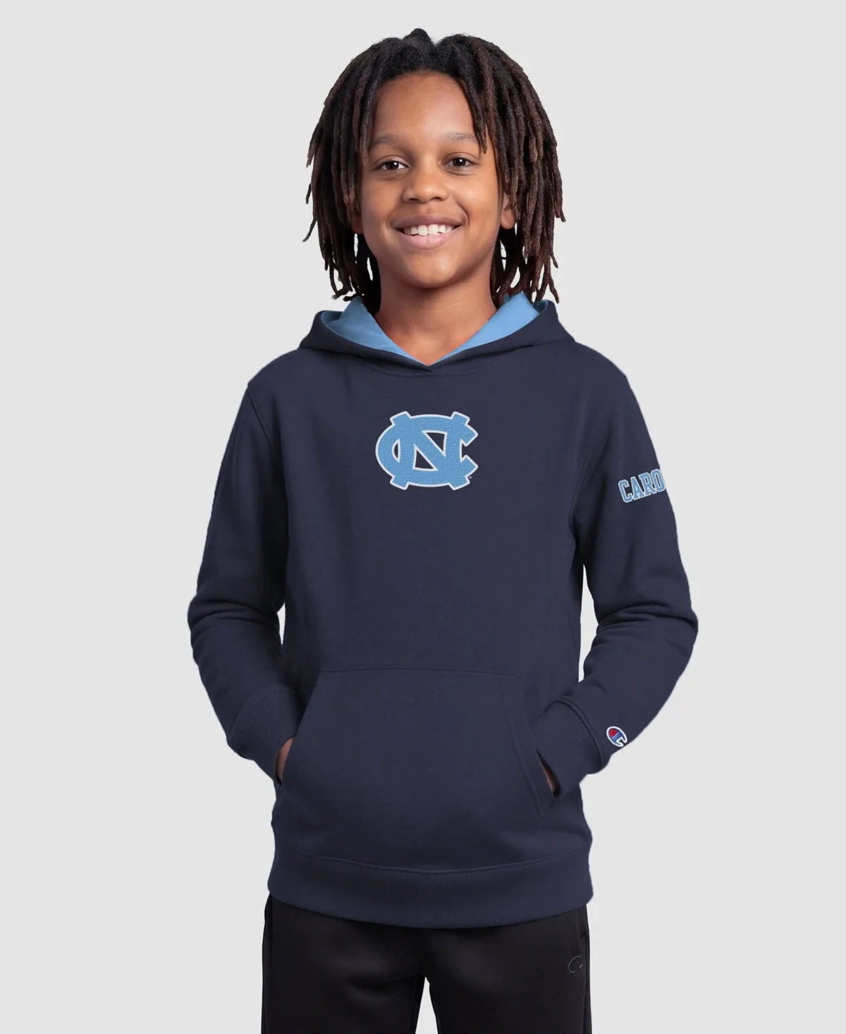 North Carolina Tar Heels Fleece Relaxed-Fit Hoodie by Champion