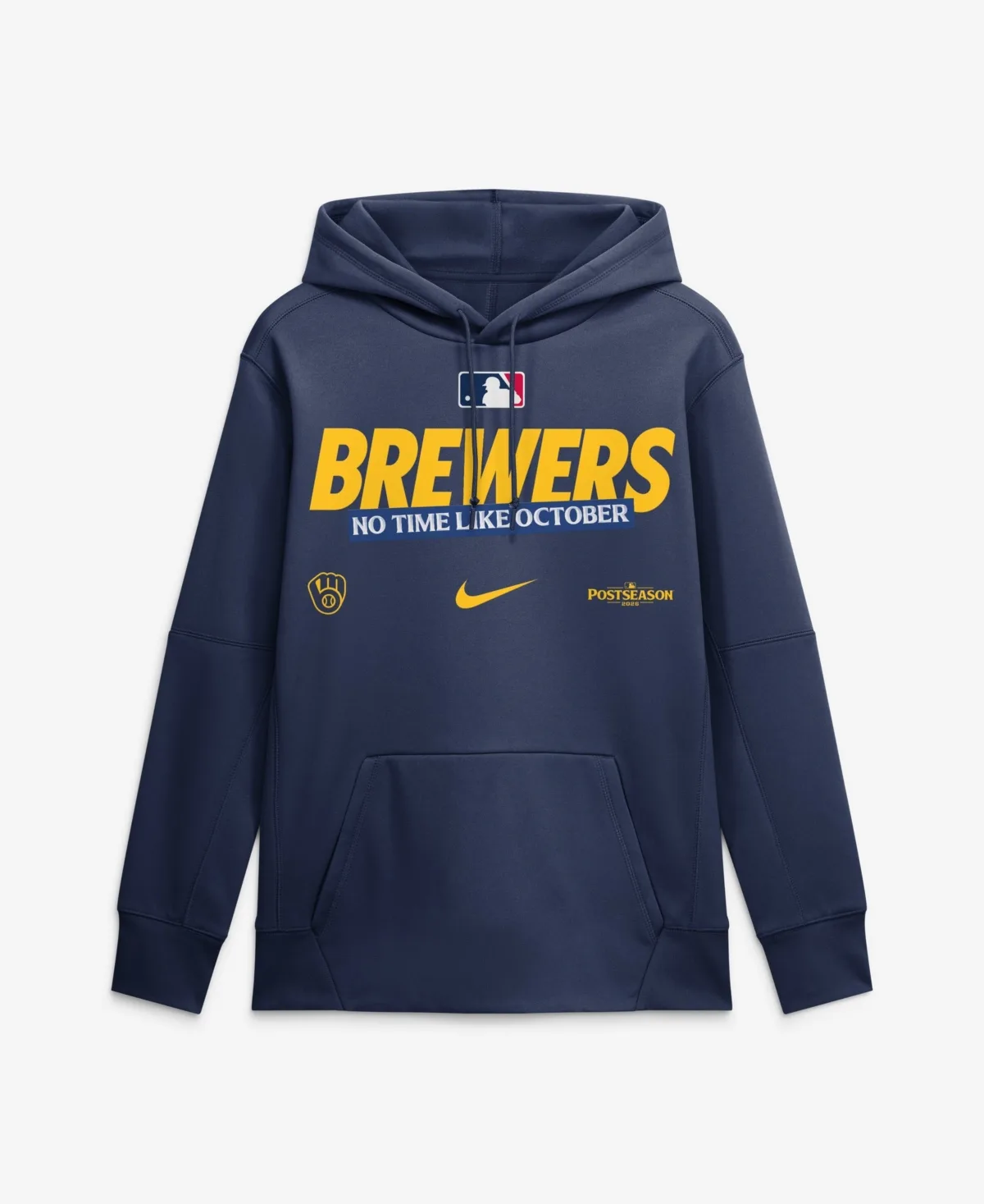 Milwaukee Brewers 2026 Mlb Postseason Authentic Collection Therma Fleece Hoodie by Nike