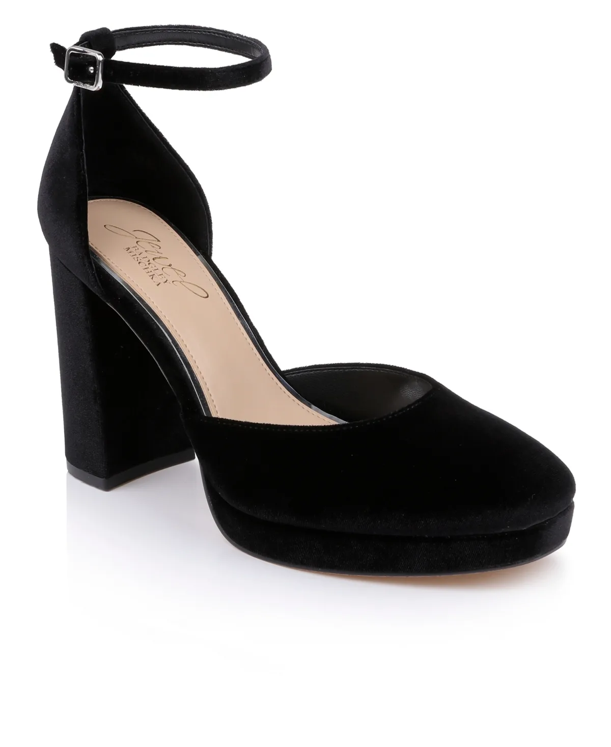 Jewel Badgley Mischka Stephanie Closed Toe Platform Pumps by Badgley Mischka