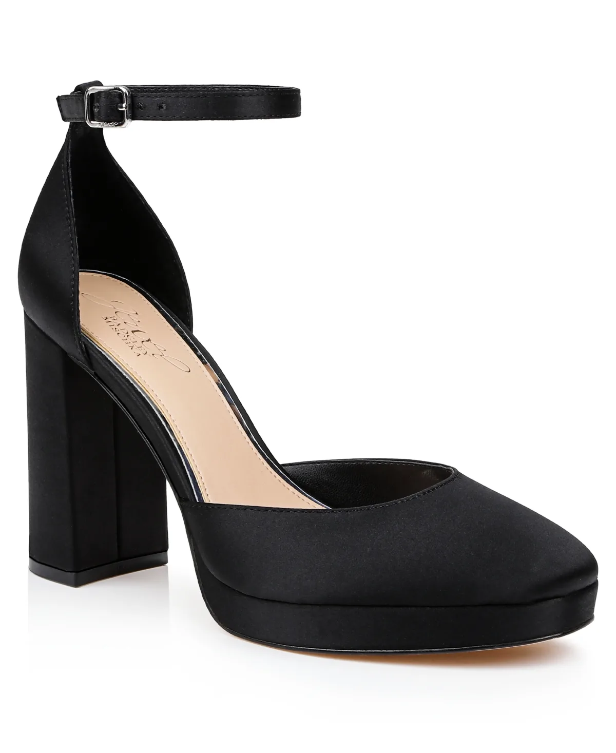 Jewel Badgley Mischka Stephanie Closed Toe Platform Pumps by Badgley Mischka