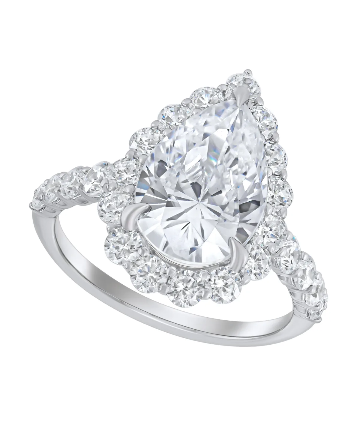 Igi Certified Lab-Grown Diamond Ring (4-1/2 ct. t.w.) in 14k White Gold