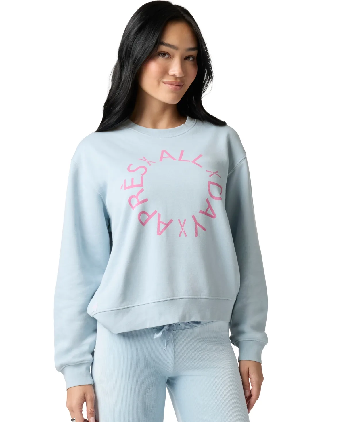 Cozy Crush Graphic Crewneck Pullover by Florence by Mills