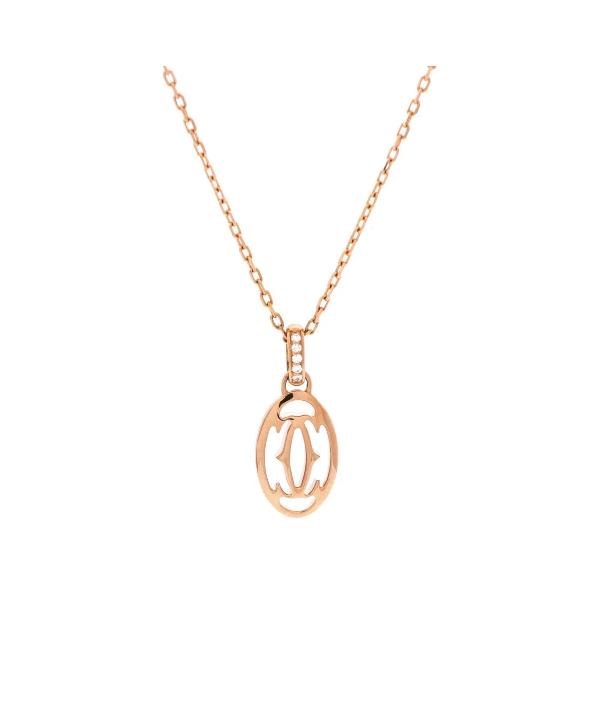 Pre-Owned Cartier Double C De Cartier Pendant Necklace by Cartier's