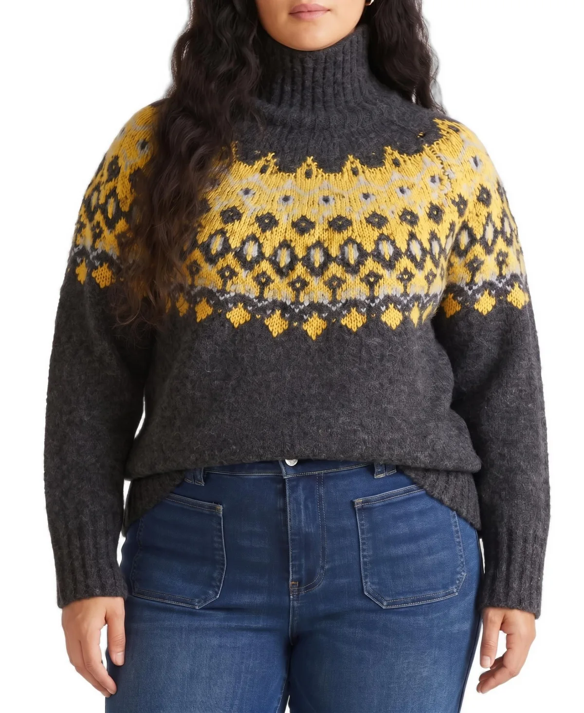 Relaxed-Fit Turtleneck Sweater by Universal Standard