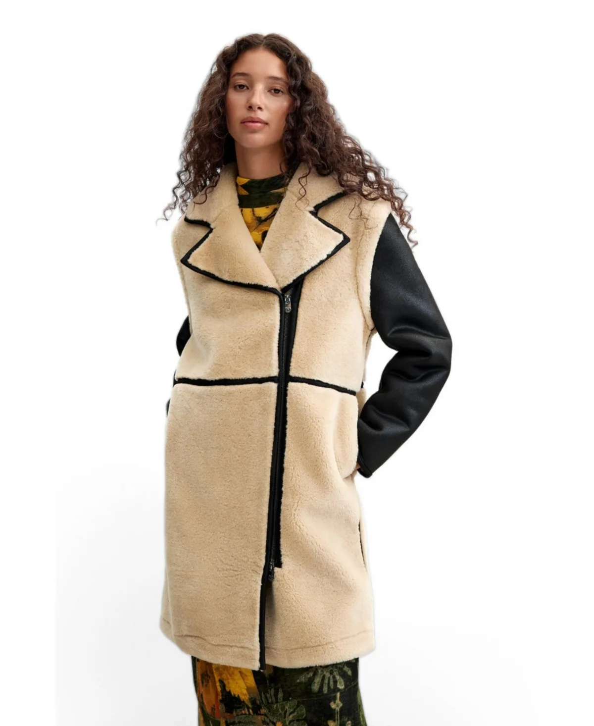 Combined Pocket Coat by Desigual