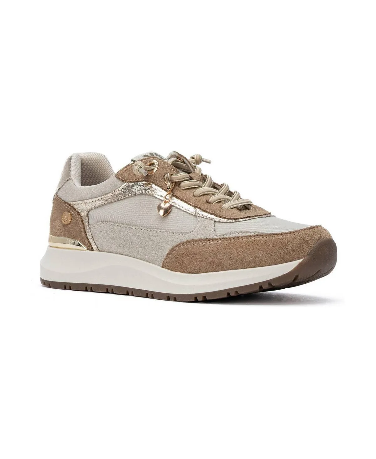 Faux Suede Casual Sneakers by Xti