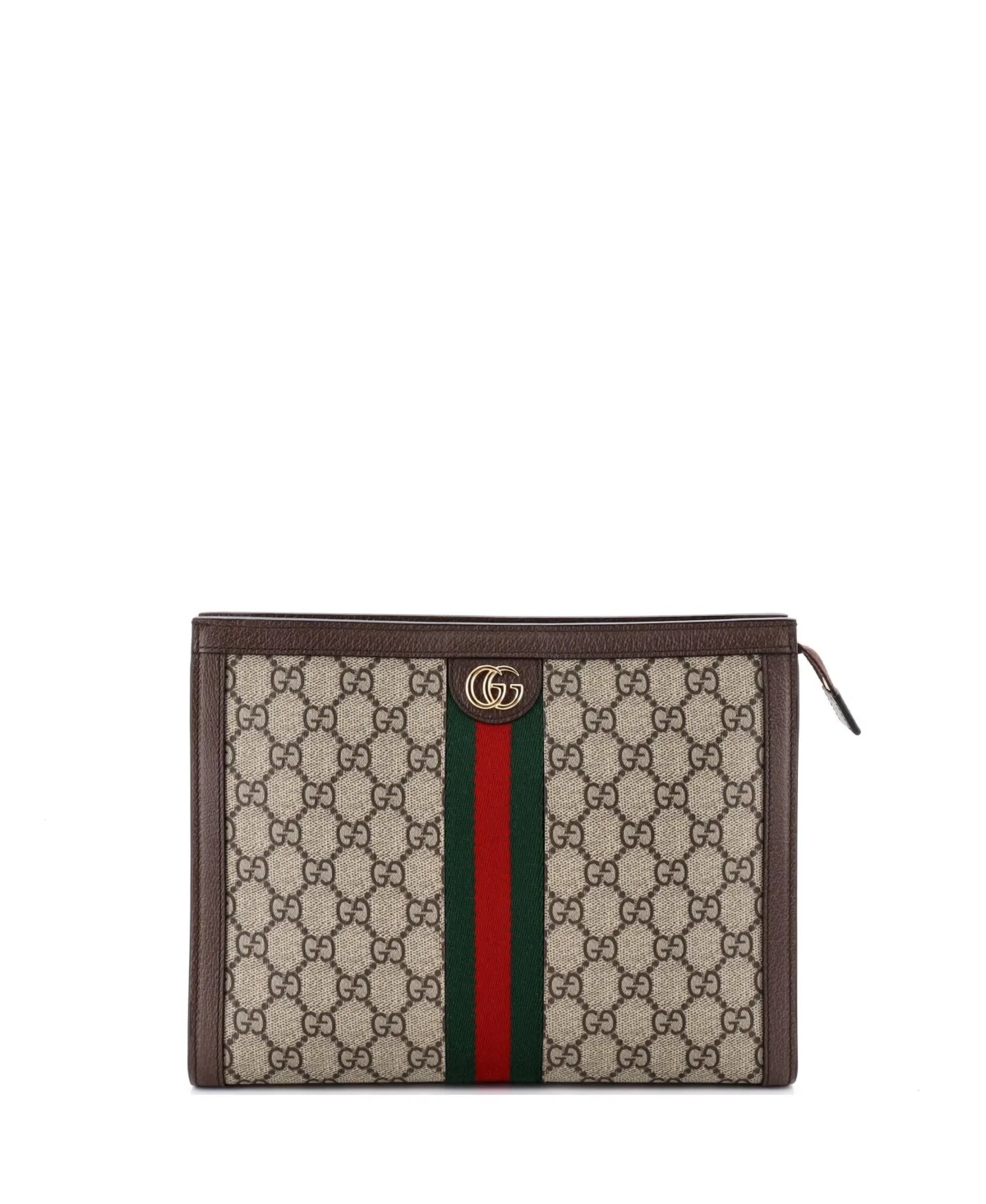 Pre-Owned Gucci Medium Ophidia Pouch GG Coated Canvas by Gucci