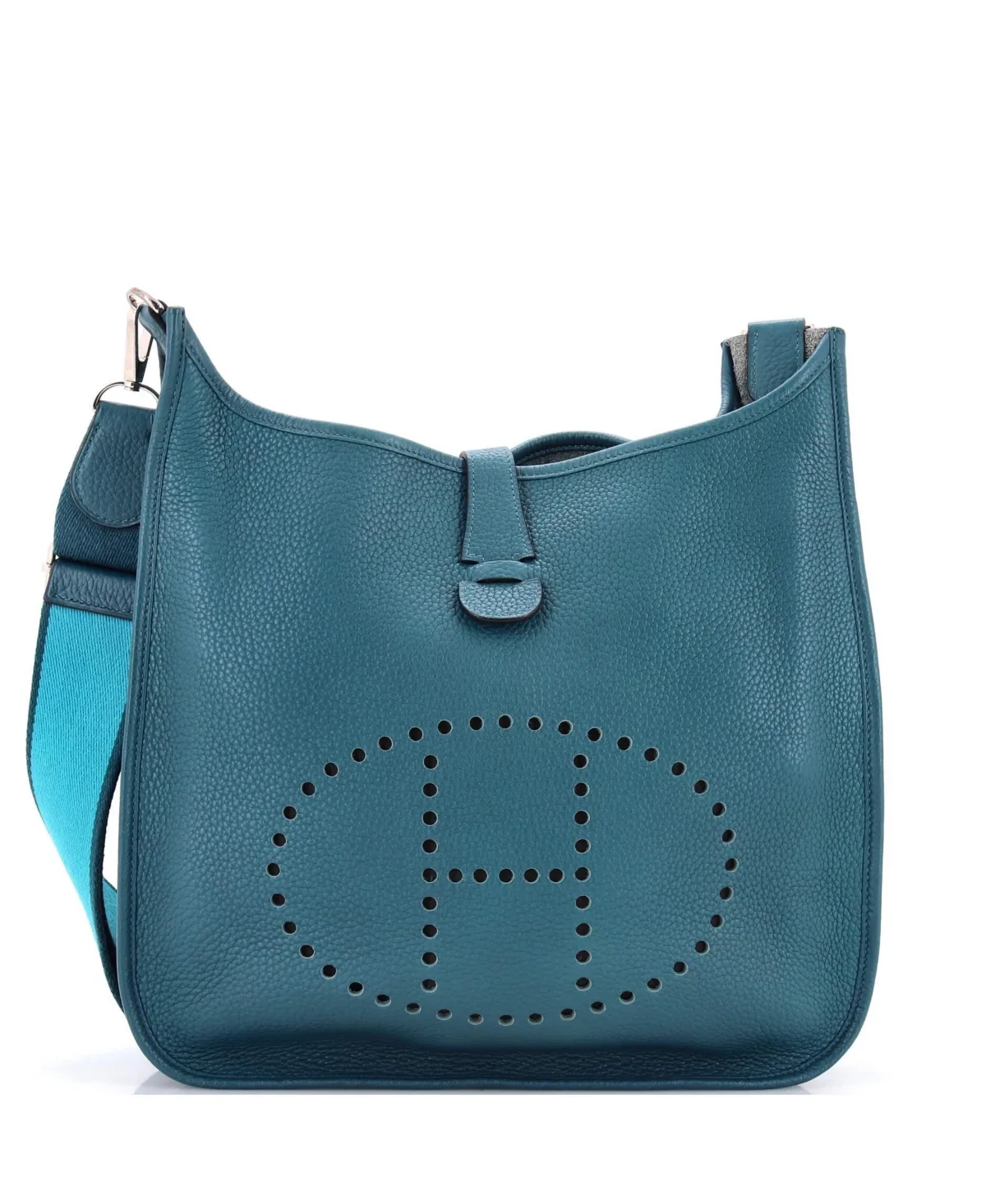Pre-Owned Hermes GM Evelyne Bag Gen III Clemence by Hermes