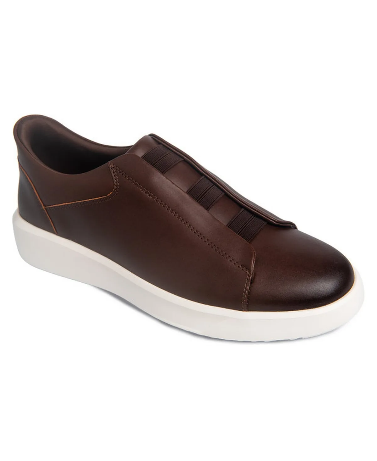 Marc Joseph New York Allen Street Hands Free Technology Lightweight Leather Sneaker - Brown Napa Leather by Joseph