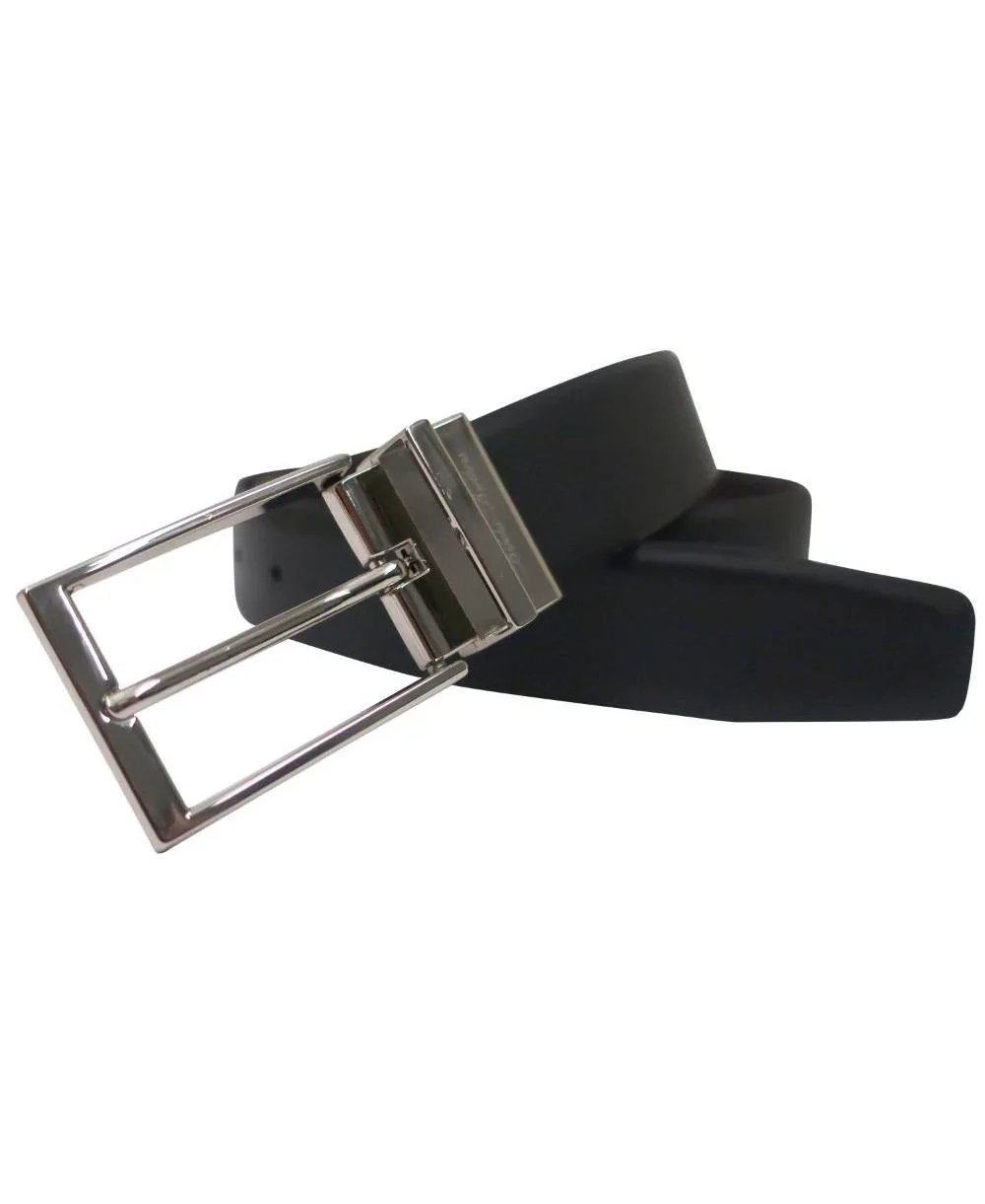 B by Brooks Brothers Made in Italy Reversible Nappa Leather Belt