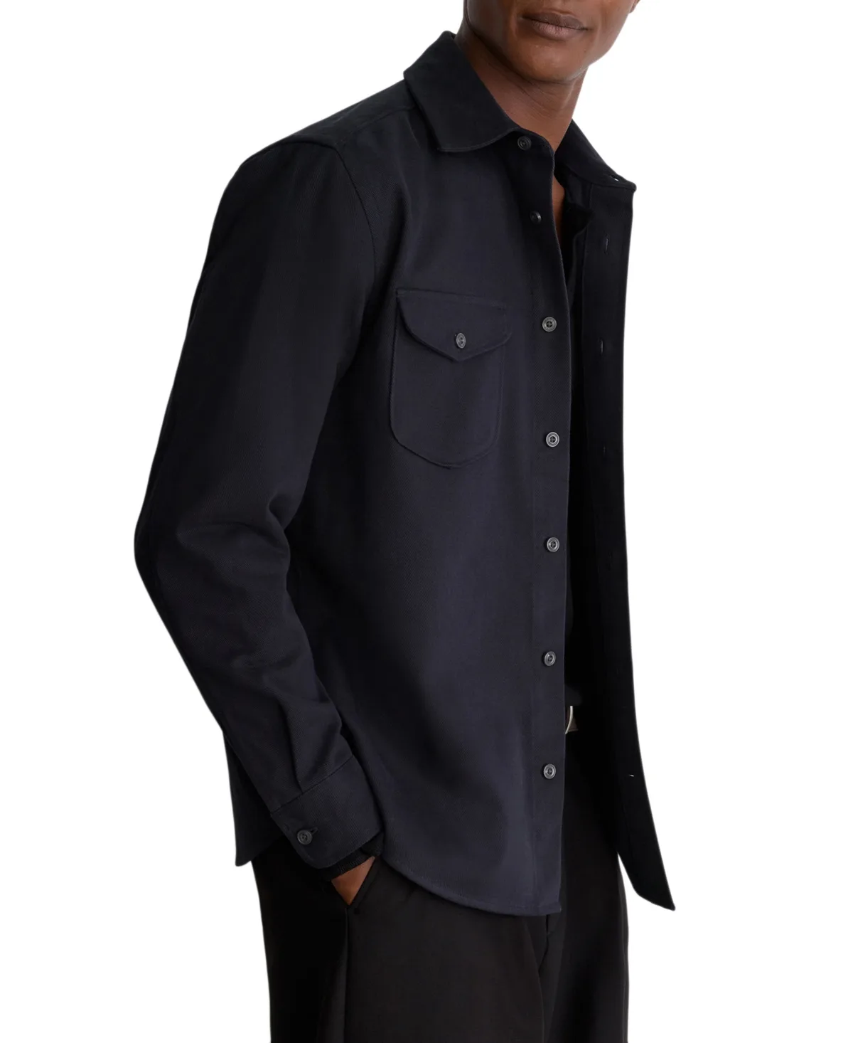 Astra Cotton-Twill Long-Sleeve Shirt by Reiss
