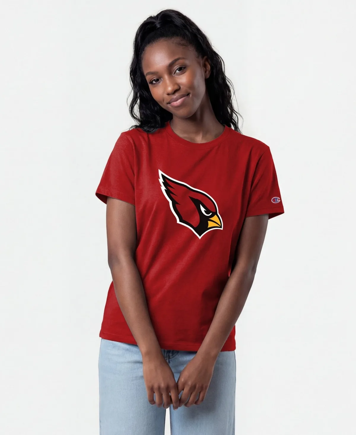 Arizona Cardinals Screen-Print Crewneck T-Shirt by Champion