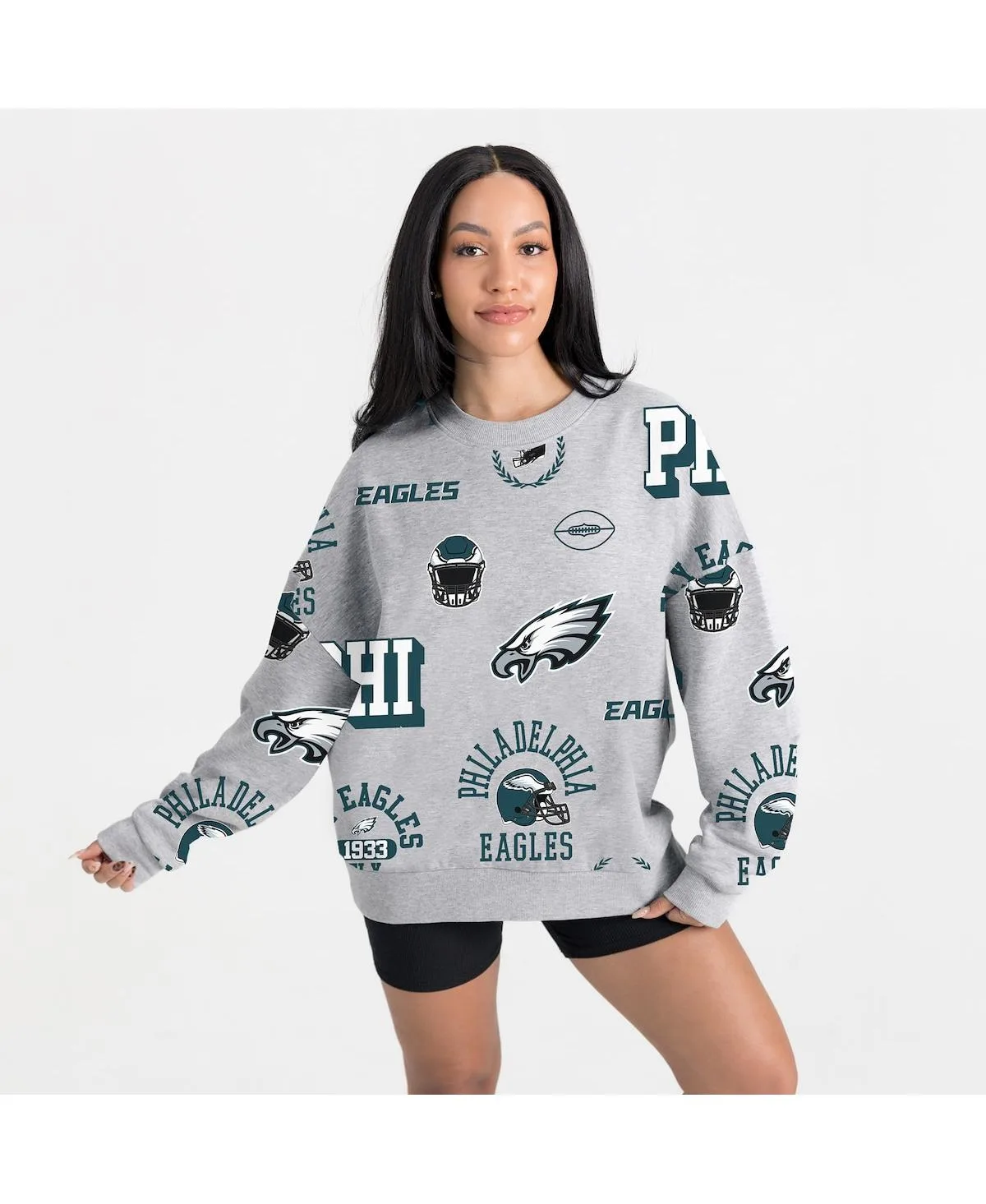 Philadelphia Eagles Always on Repeat Fleece Sweatshirt by Gameday Couture