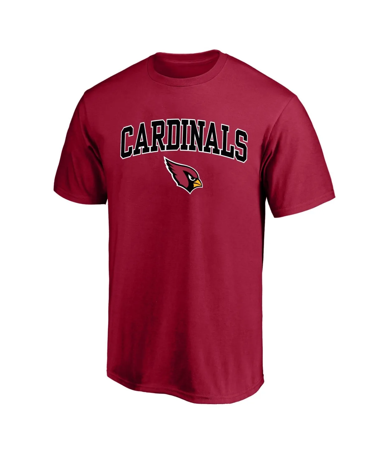 Arizona Cardinals Arch Logo Screen Print Classic Fit T-Shirt by Fanatics