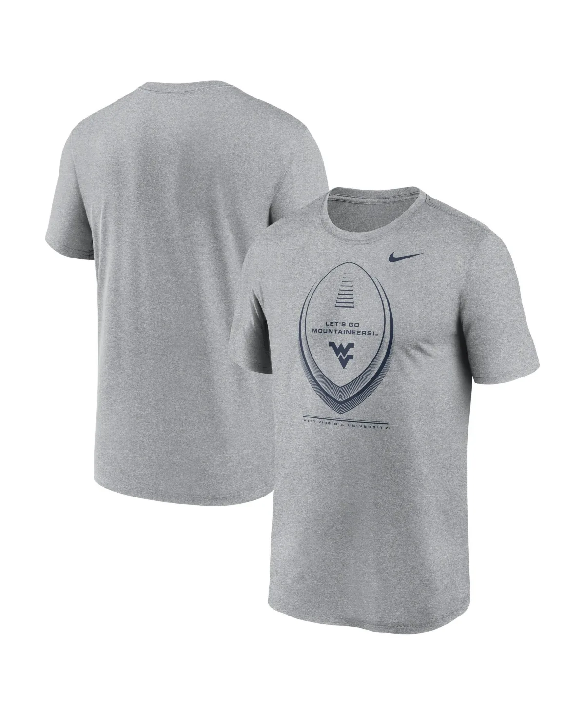 West Virginia Mountaineers Primetime Legend Football Icon Dri-Fit T-Shirt by Nike