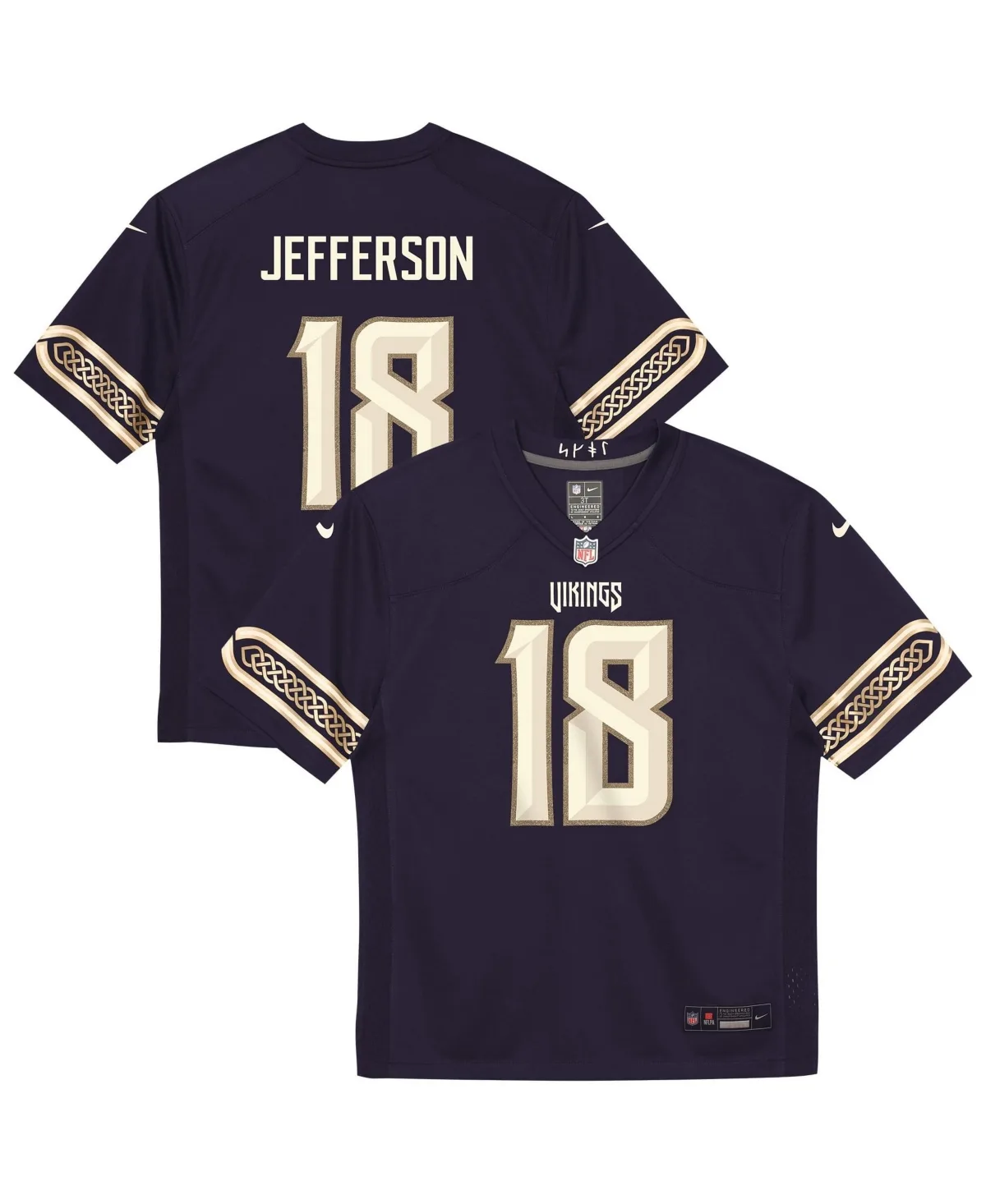 Justin Jefferson Minnesota Vikings 2026 Rivalries Collection Game Jersey by Nike