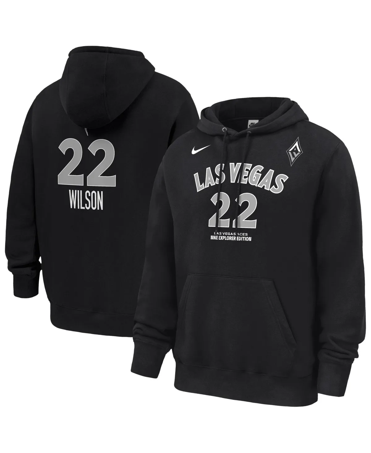 Aja Wils Explorer Edition Fleece-Lined Hooded Long-Sleeve Hoodie by Nike