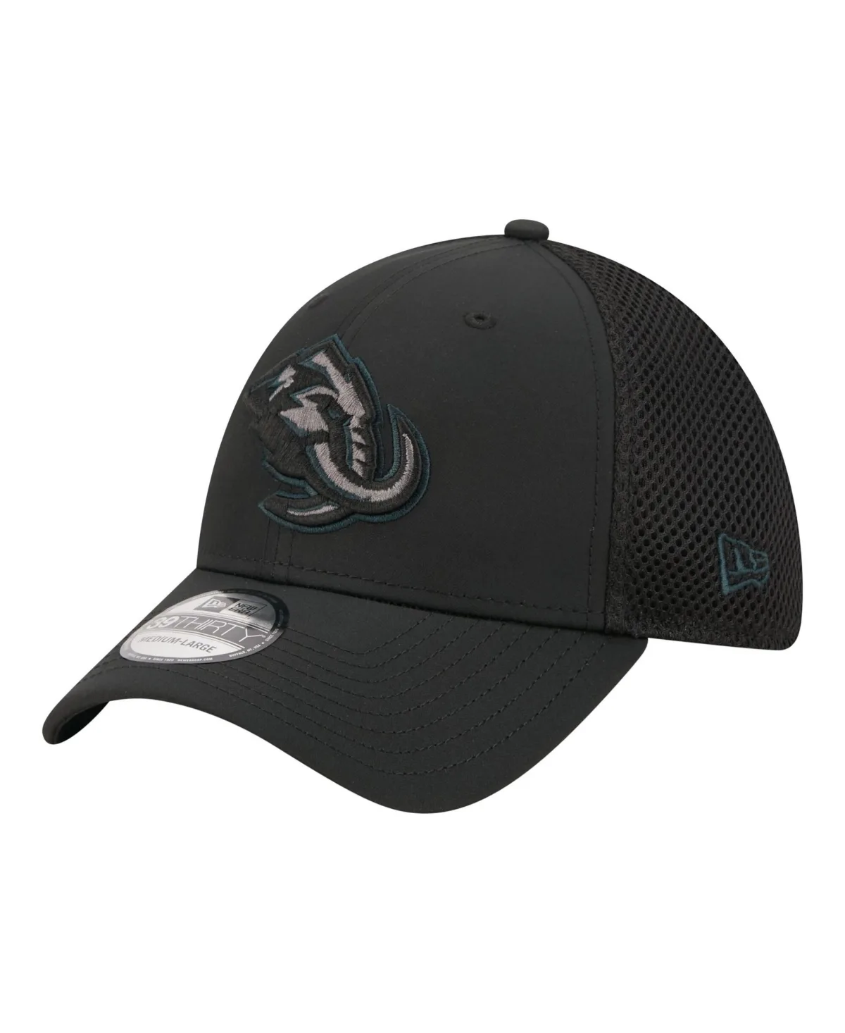Utah Mammoth Blackout 39THIRTY Flex Fit Hat by New Era